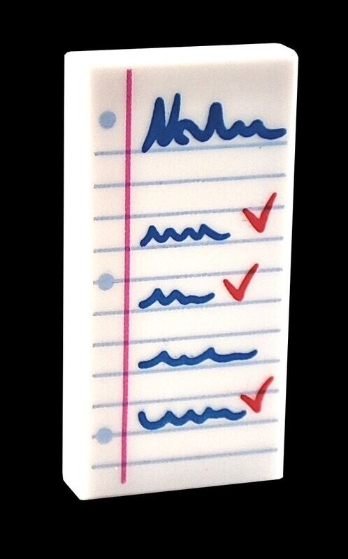 Fliese Merkzettel/Notepad