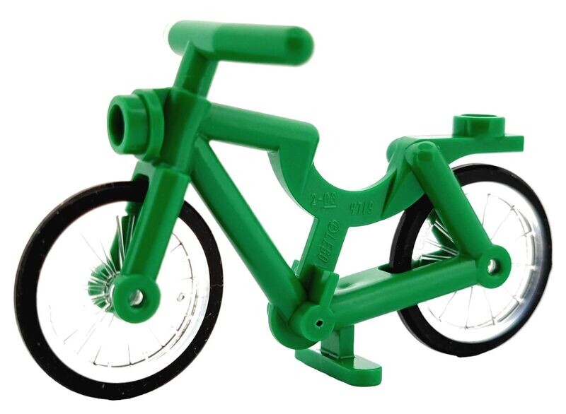 Fahrrad in Grün