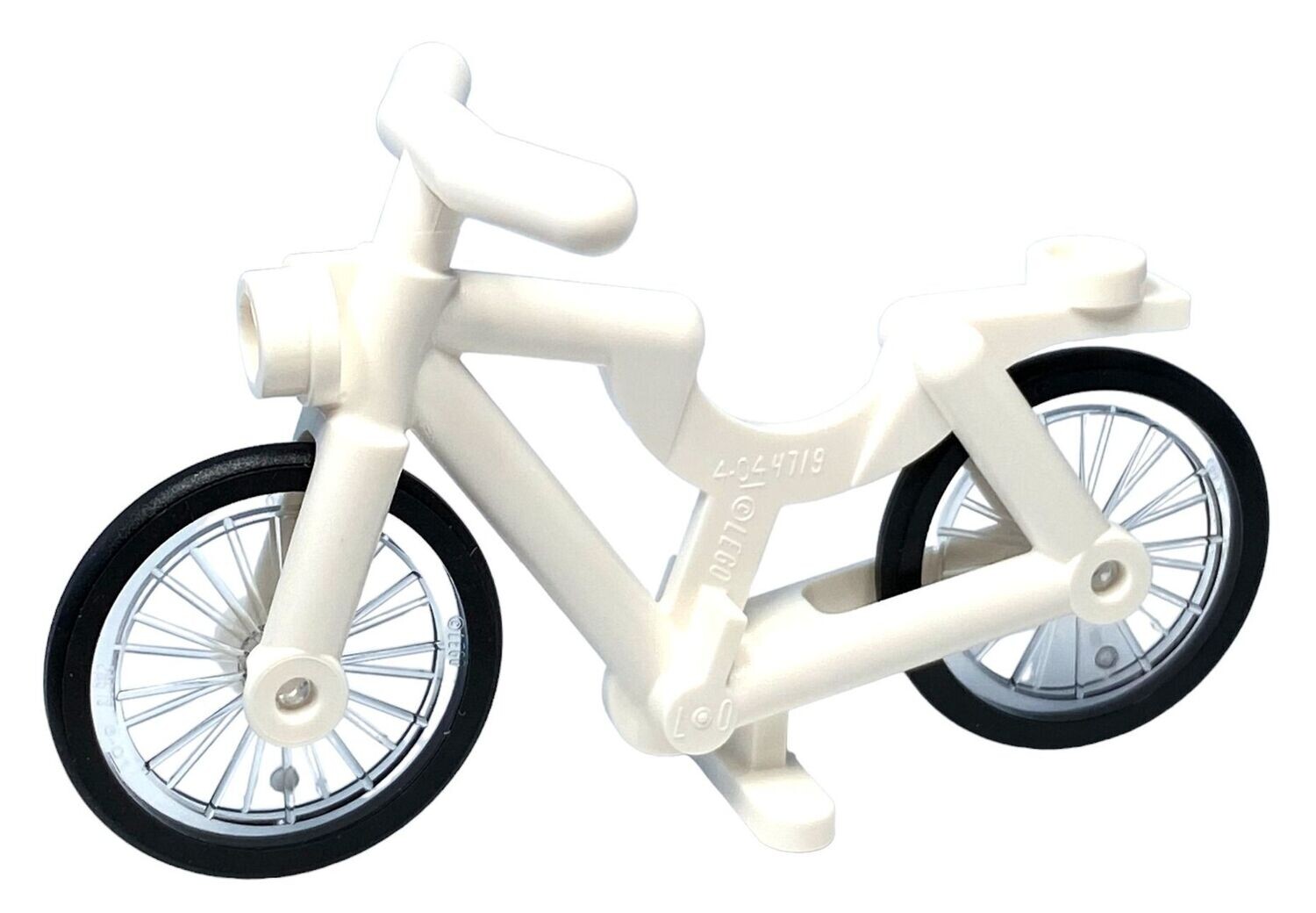 Fahrrad in Weiß