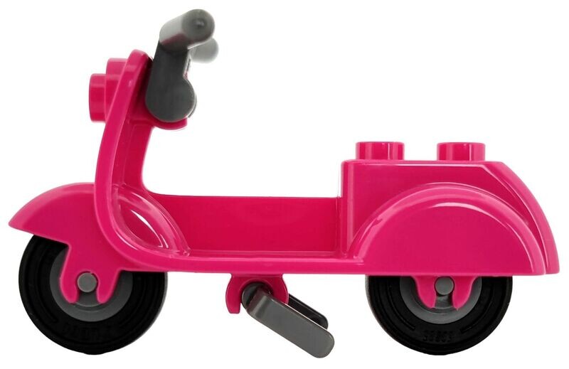 Motorroller in Magenta