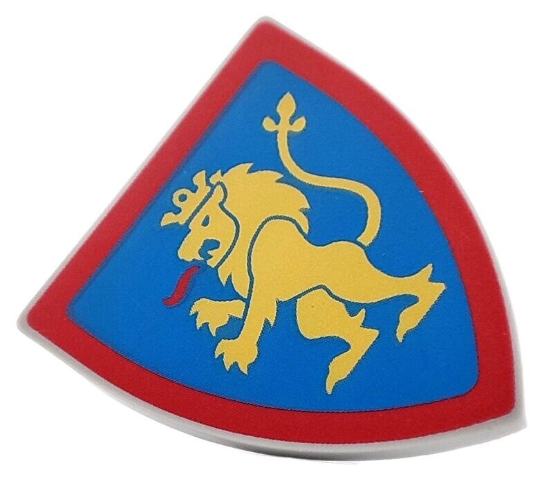 Schild Löwenritter Blau