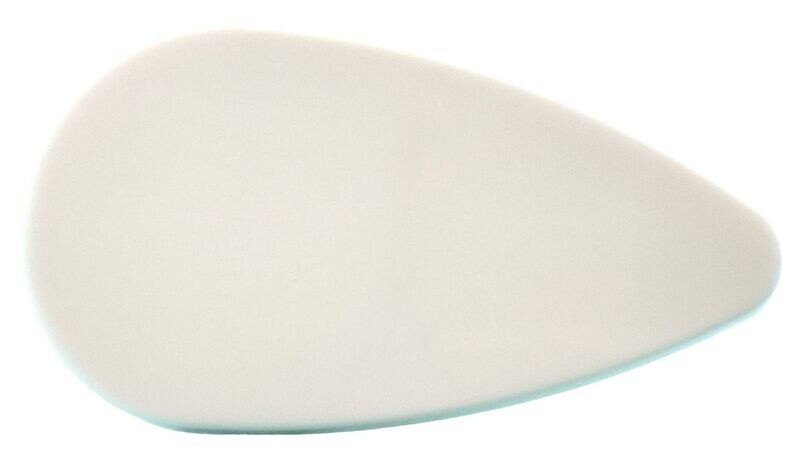 Schild 5 x Oval Weiß