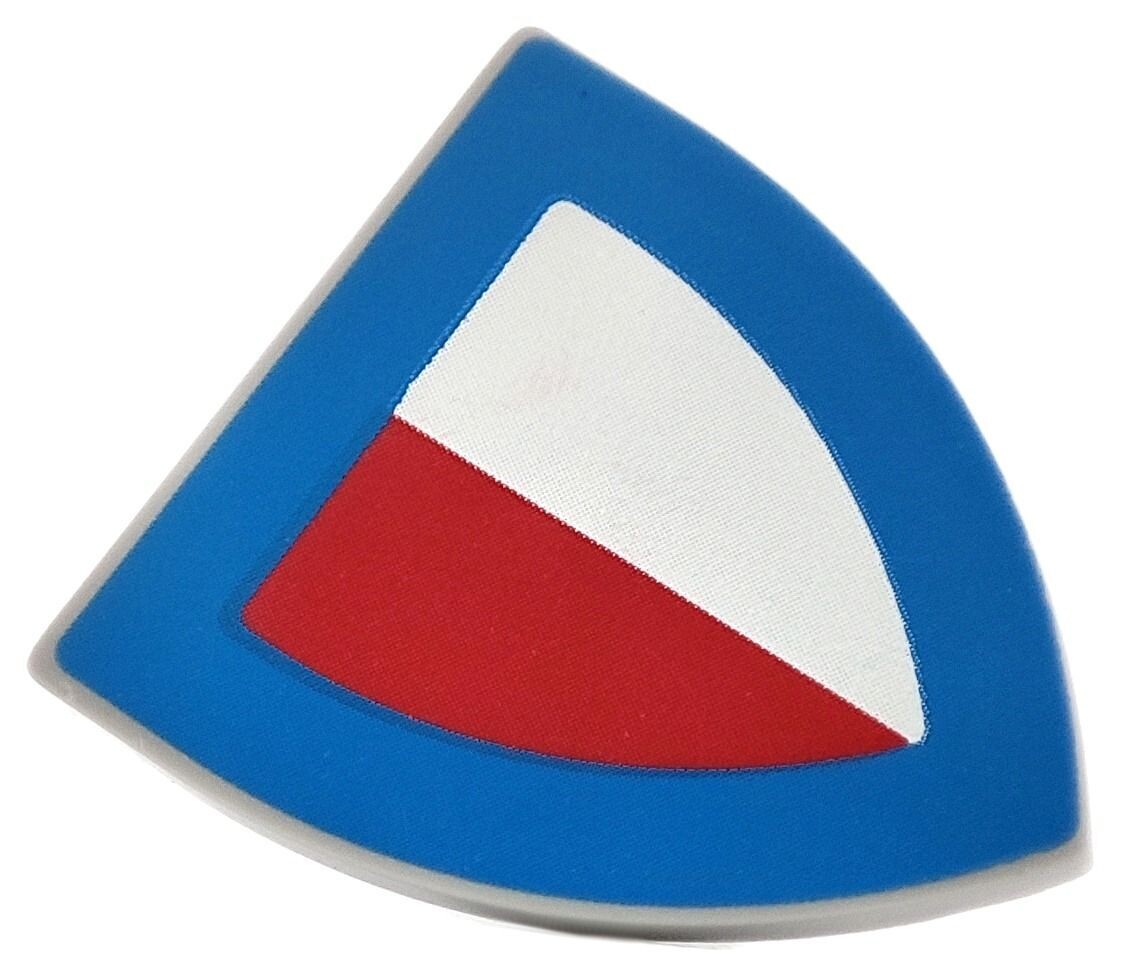 Schild Löwenritter Rot/Weiß