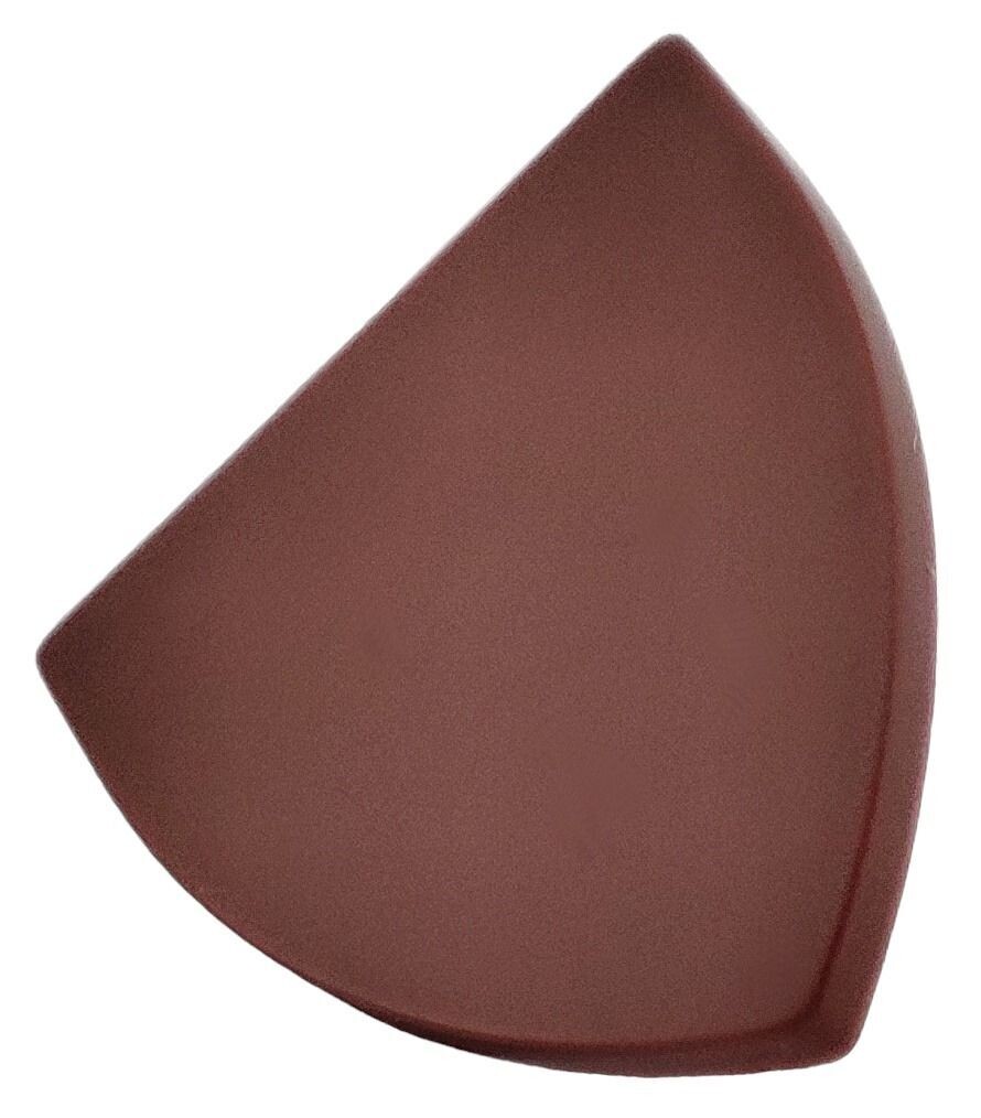 Schild 5 x Triangular Rotbraun