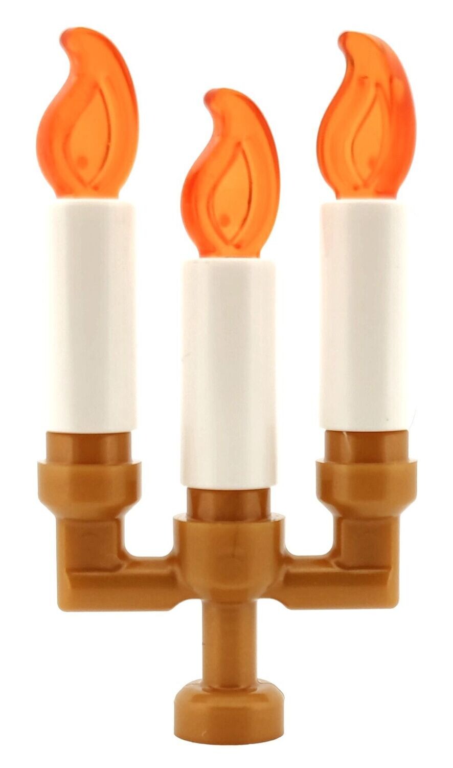 Kerzenständer mit 3 weißen Kerzen