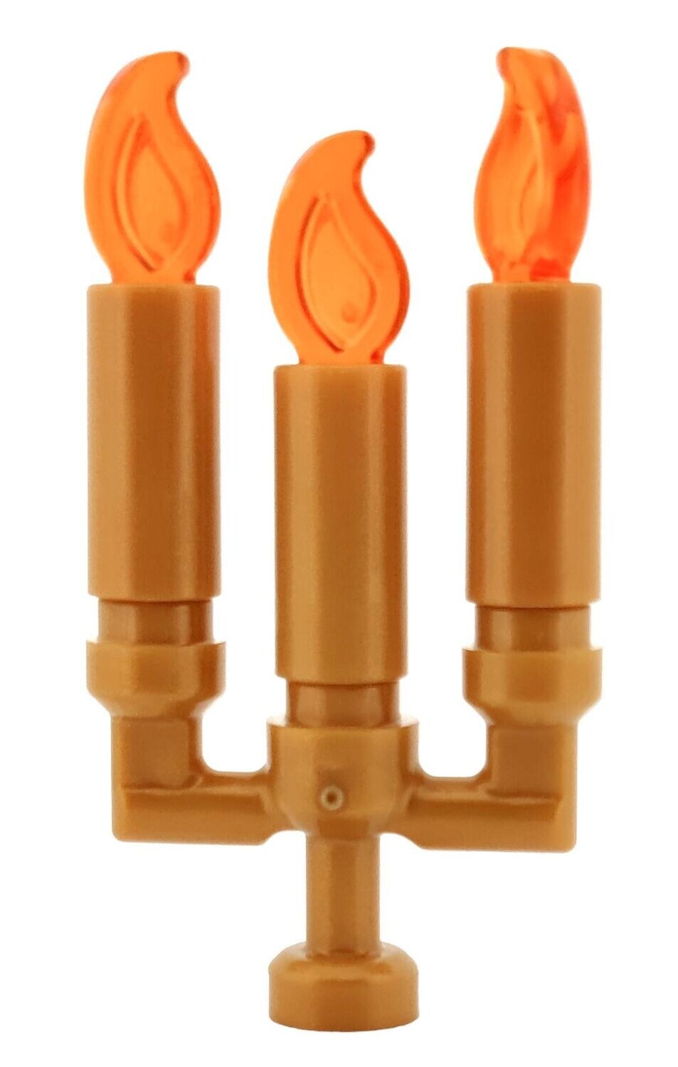 Kerzenständer mit 3 goldenen Kerzen