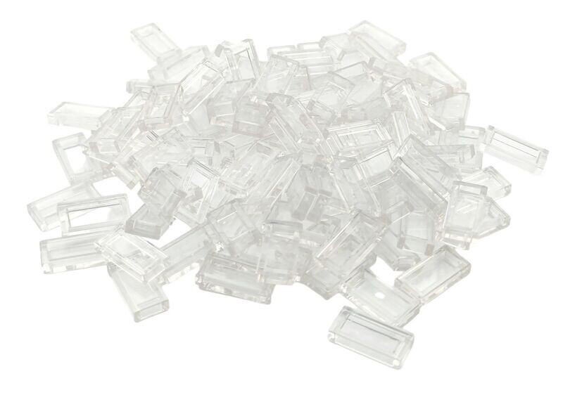 100 x Transparent Klar/Trans-Clear