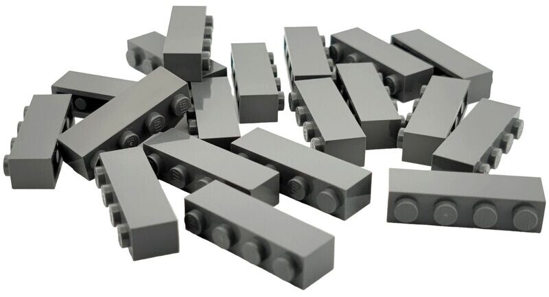 50 x Dunkelgrau/Dark Bluish Grey
