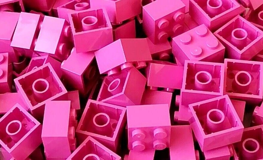 100 x Dunkelpink/Dark Pink