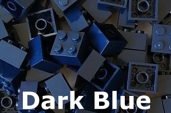 100 x Dunkelblau/Dark Blue