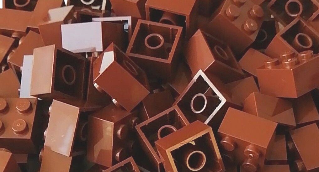 100 x Rotbraun/Reddish Brown