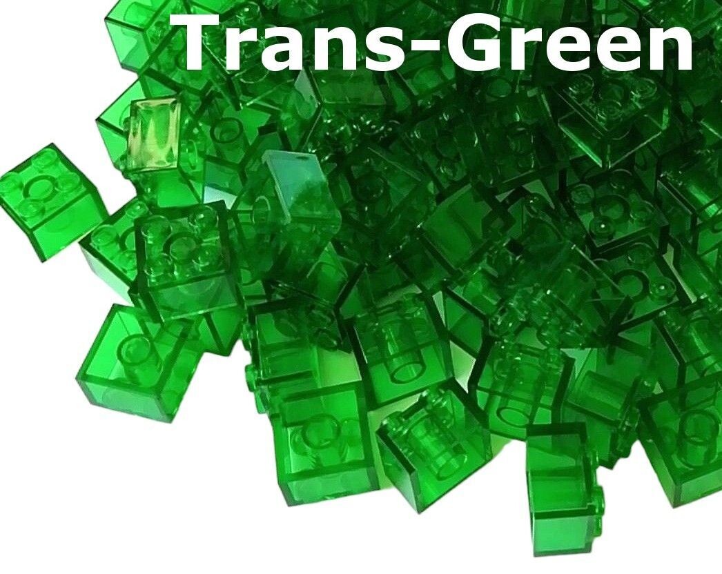 100 x Grün Transparent/Trans-Green