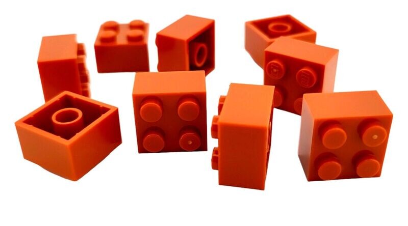 100 x Dunkelorange/Dark Orange