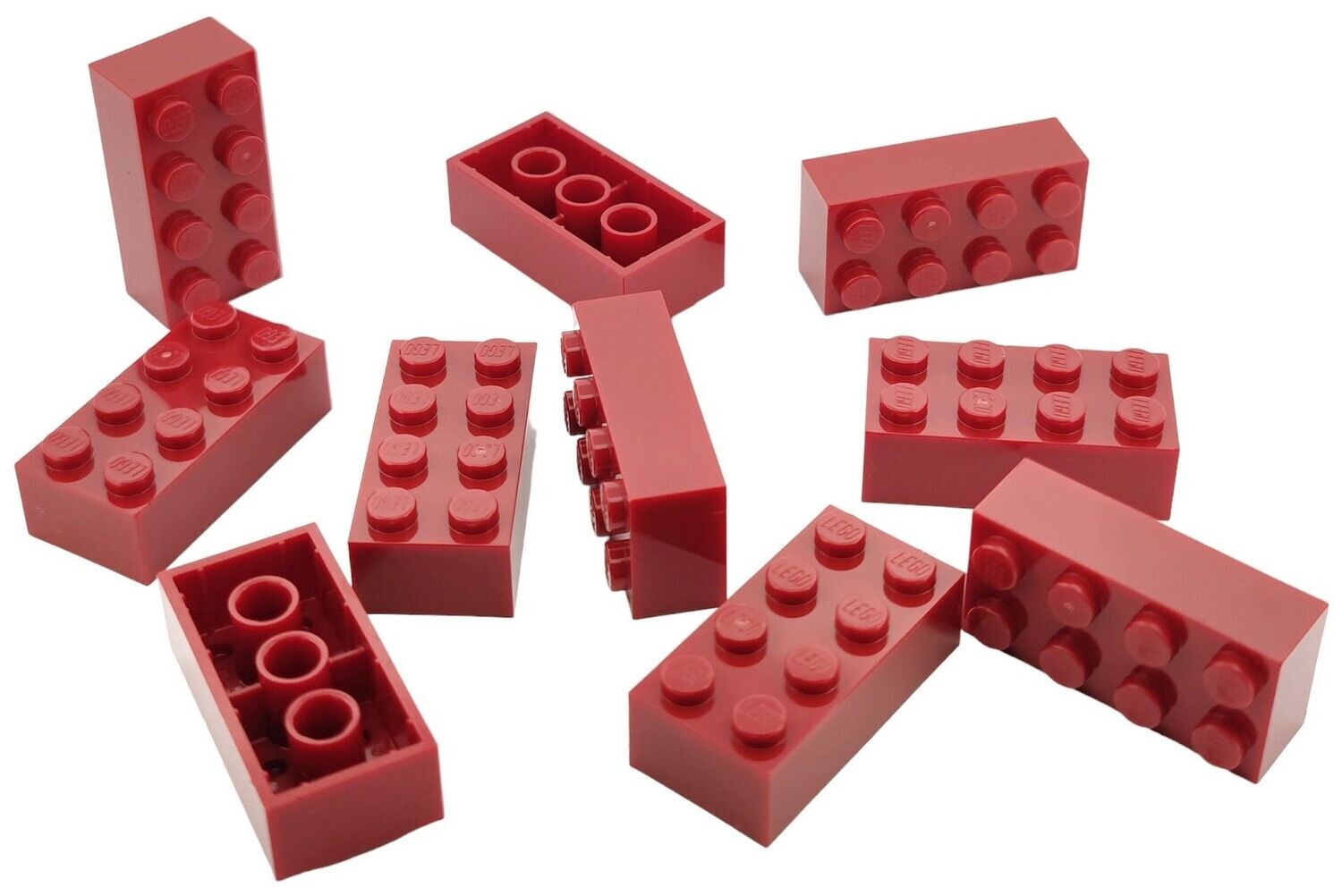100 x Dunkelrot/Dark Red