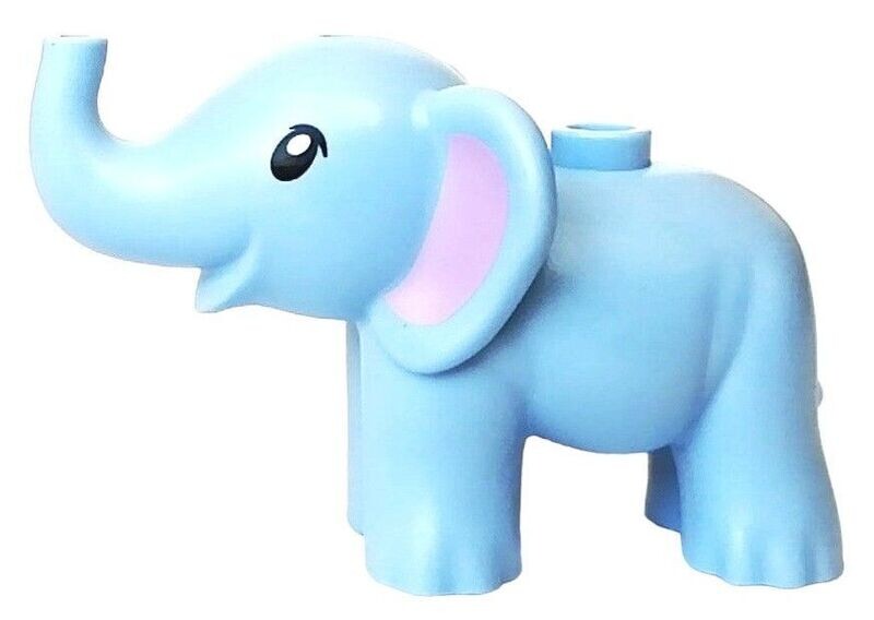 Baby-Elefant in Blau