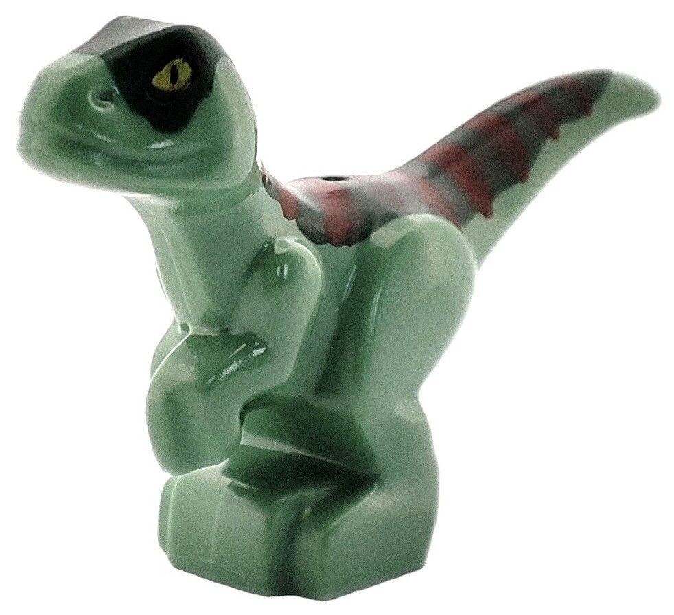 Dinosaurier Baby in Dunkelgrün
