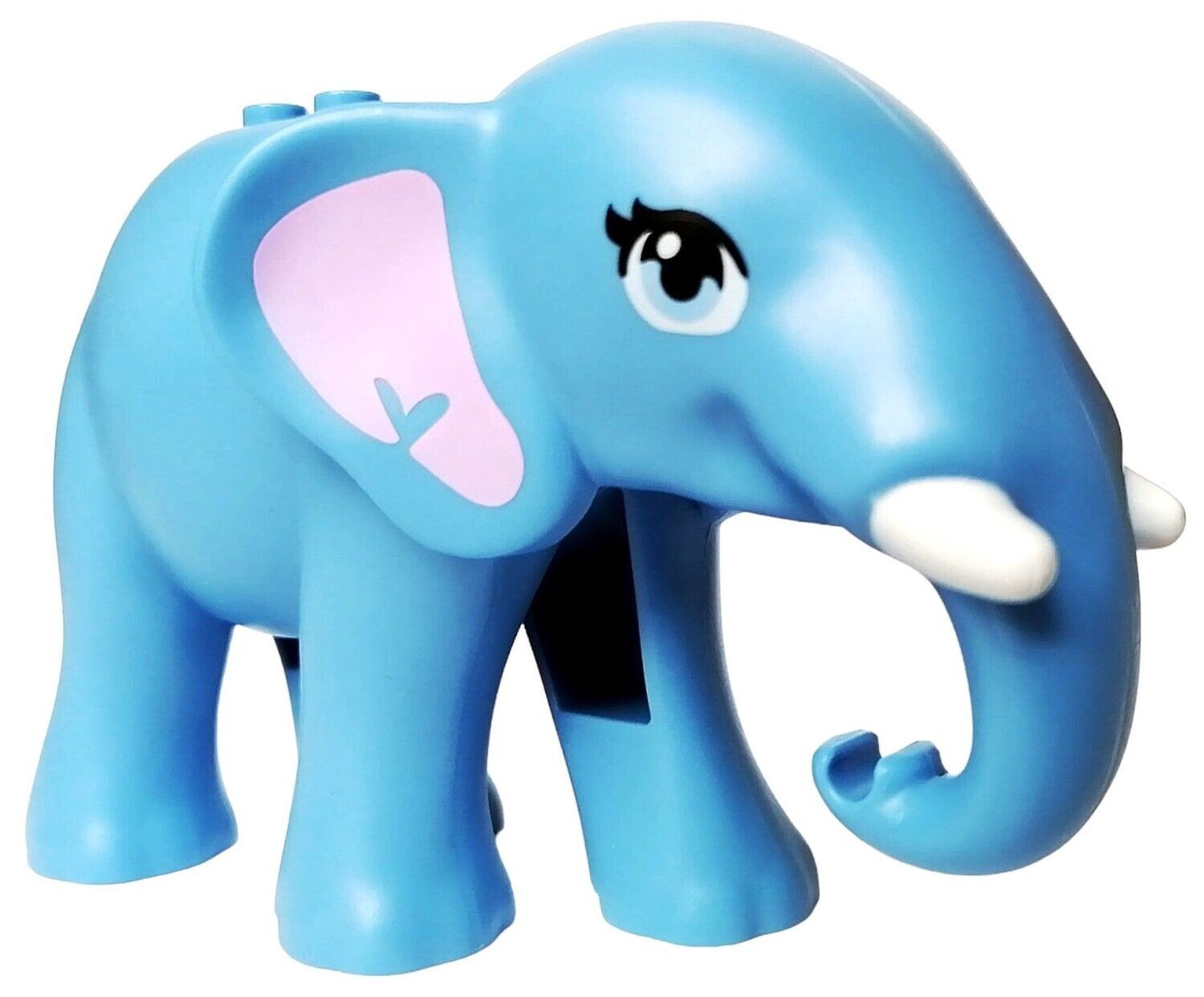 Elefant groß in Blau