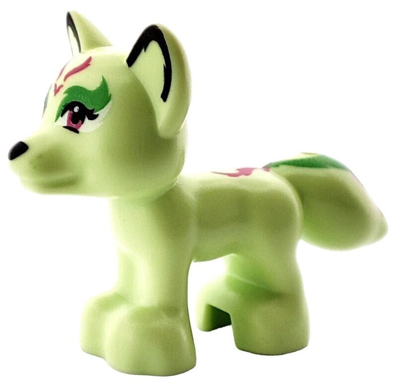 Fuchs in Gelbgrün/Yellowish Green