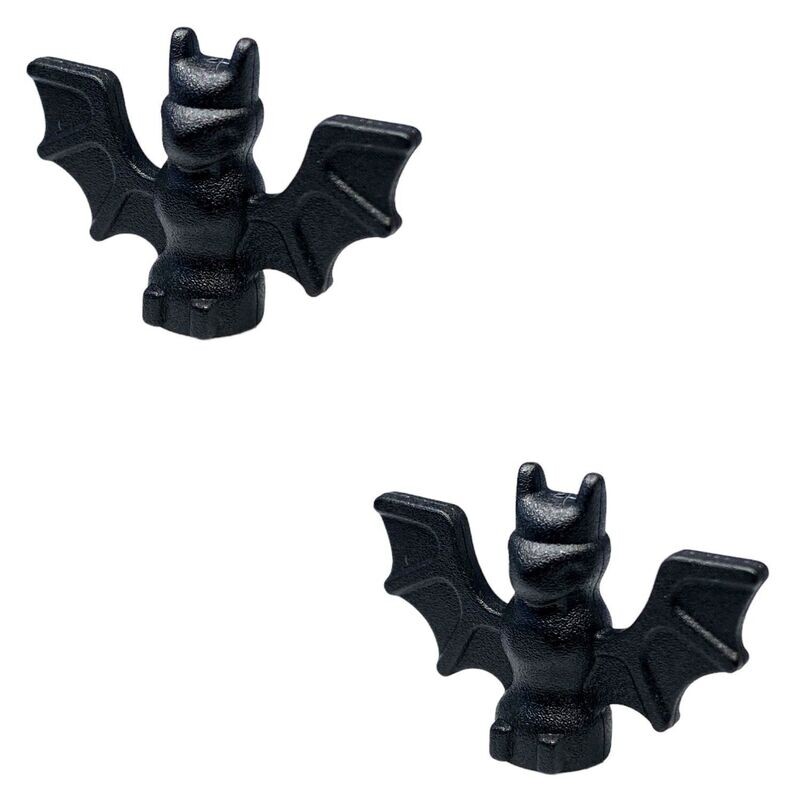 2 x Fledermaus in Schwarz