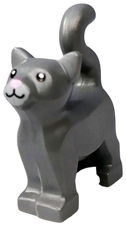 Katze in Dunkelgrau/Dark Bluish Grey