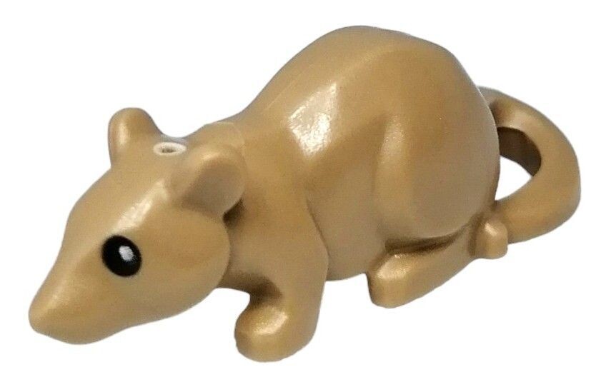 Maus in Dunkelbeige