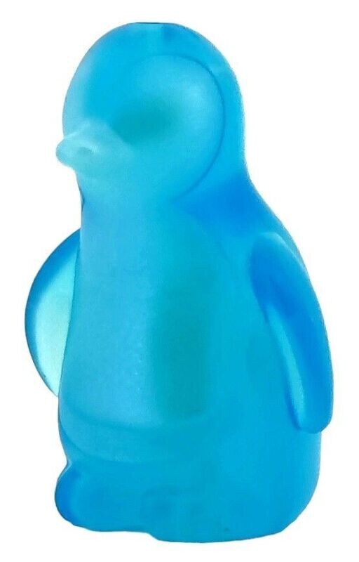Pinguin in Transparent Hellblau