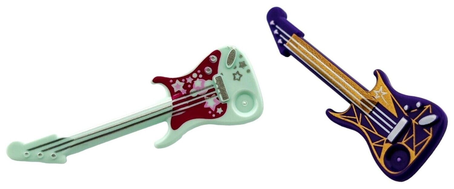 E-Gitarren Set Dunkellila + Light Aqua