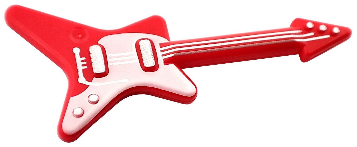 E-Gitarre Rocker Rot-Weiß
