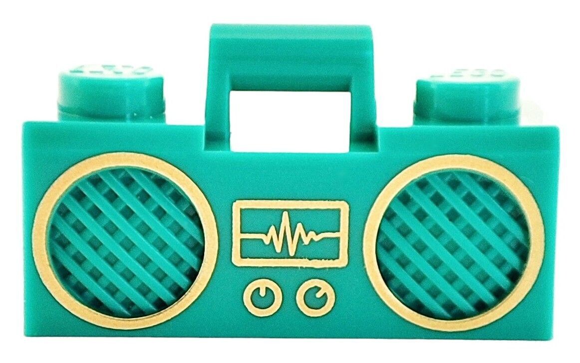 Radio Ghettoblaster in Dunkeltürkis/Dark Turquoise