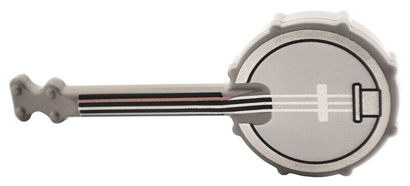 Banjo in Silber