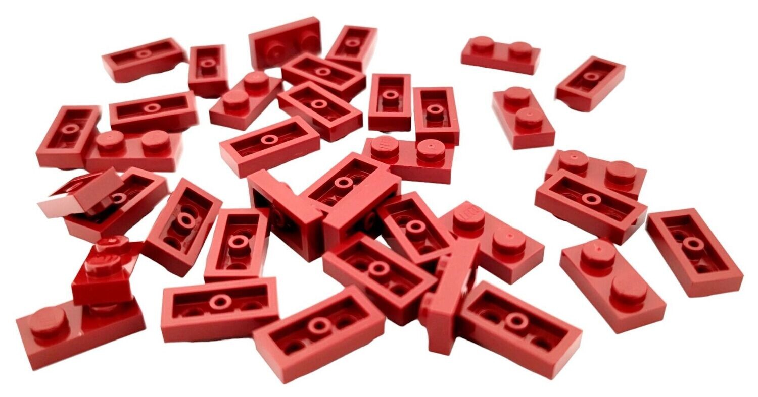 100 x Dunkelrot/Dark Red