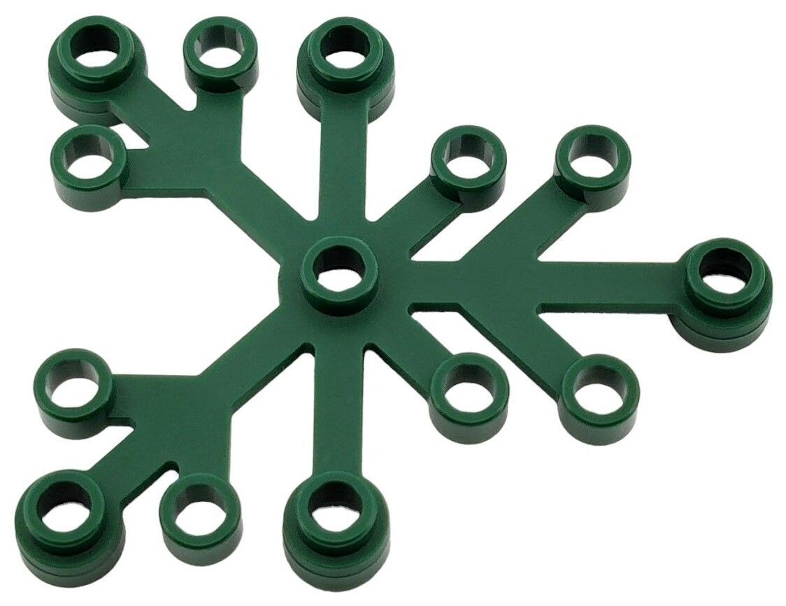 10 x Blatt/Laub/Pflanze in Dunkelgrün/Dark Green