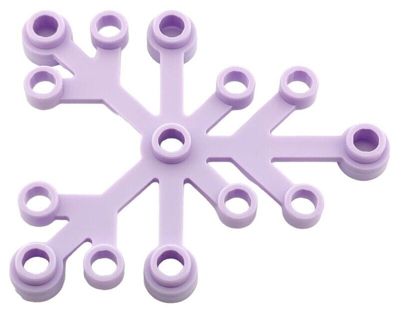 10 x Blatt/Laub/Pflanze in Helllila/Lavender