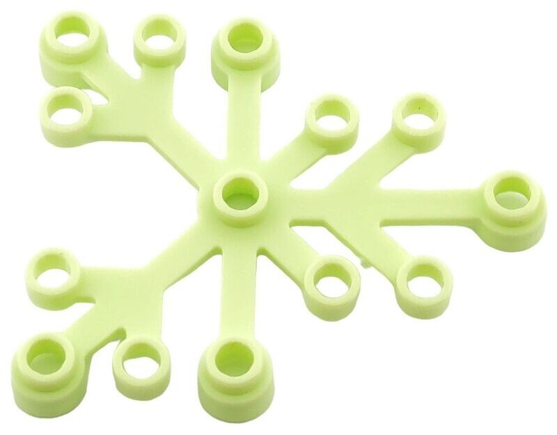 ​10 x Blatt/Laub/Pflanze in Gelbgrün/Yellowish Green