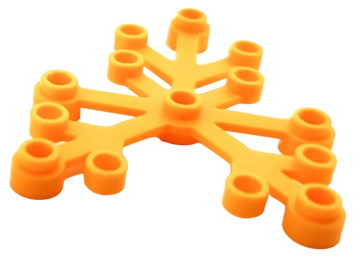 10 x Blatt/Laub/Pflanze in Hellorange/Bright Light Orange