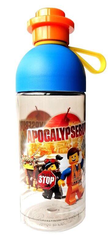 Trinkflasche mit gelber Lasche