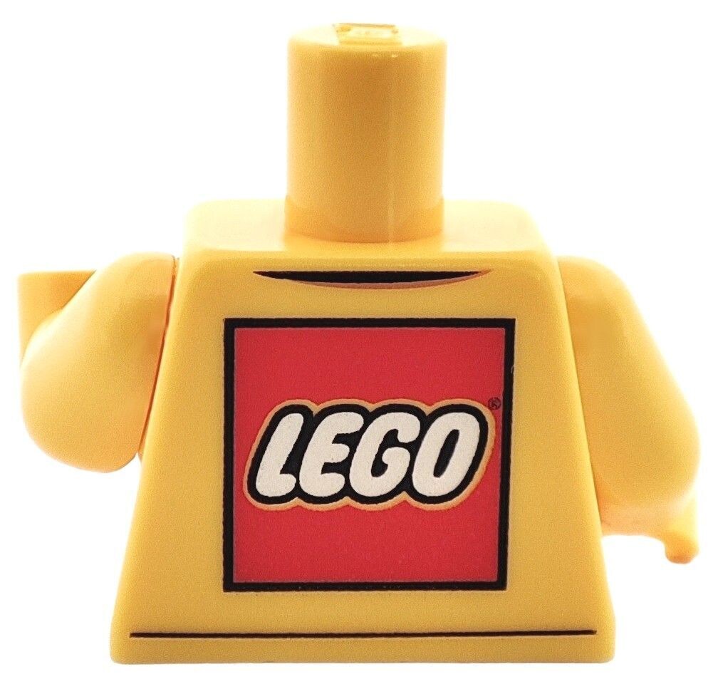 Oberkörper in Gelb mit LEGO-Logo rückseitig
