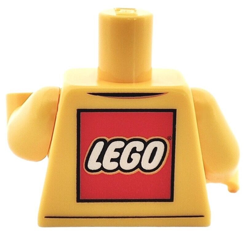 Oberkörper in Gelb mit LEGO-Logo rückseitig