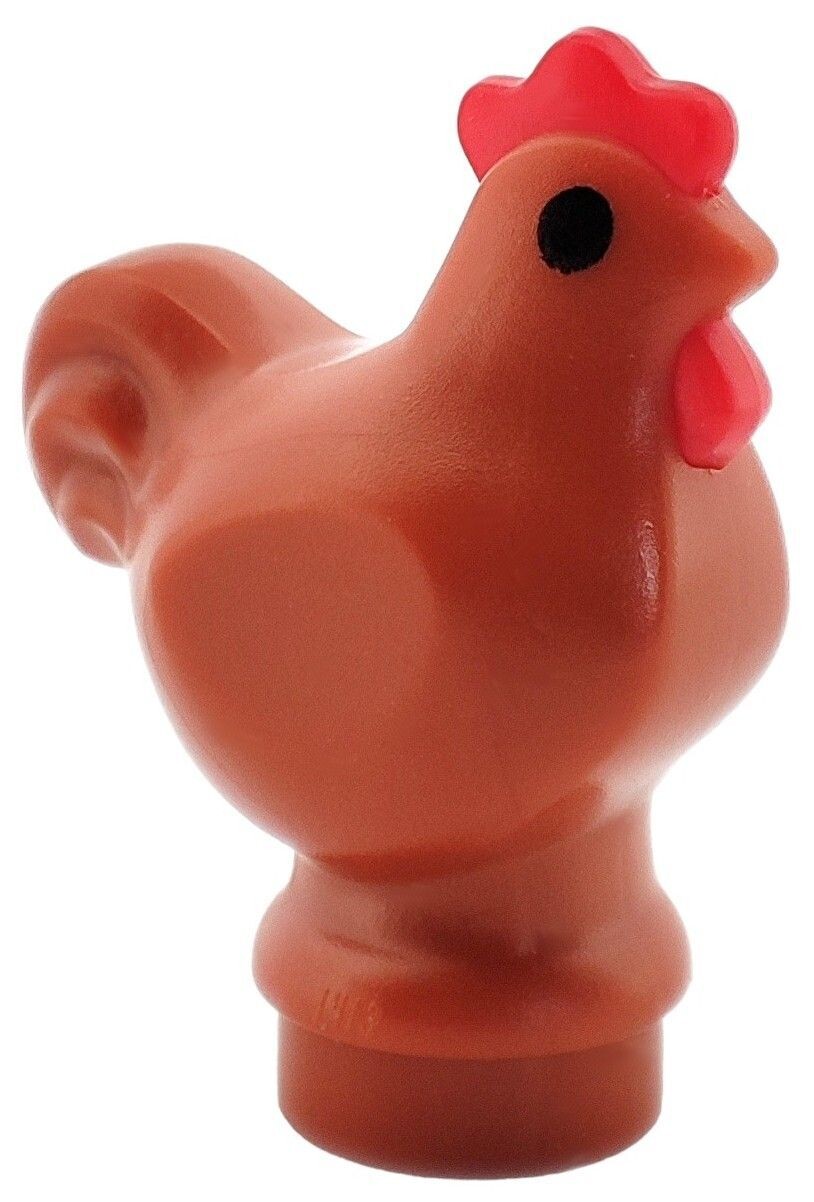 Huhn in Dunkelorange/Dark Orange