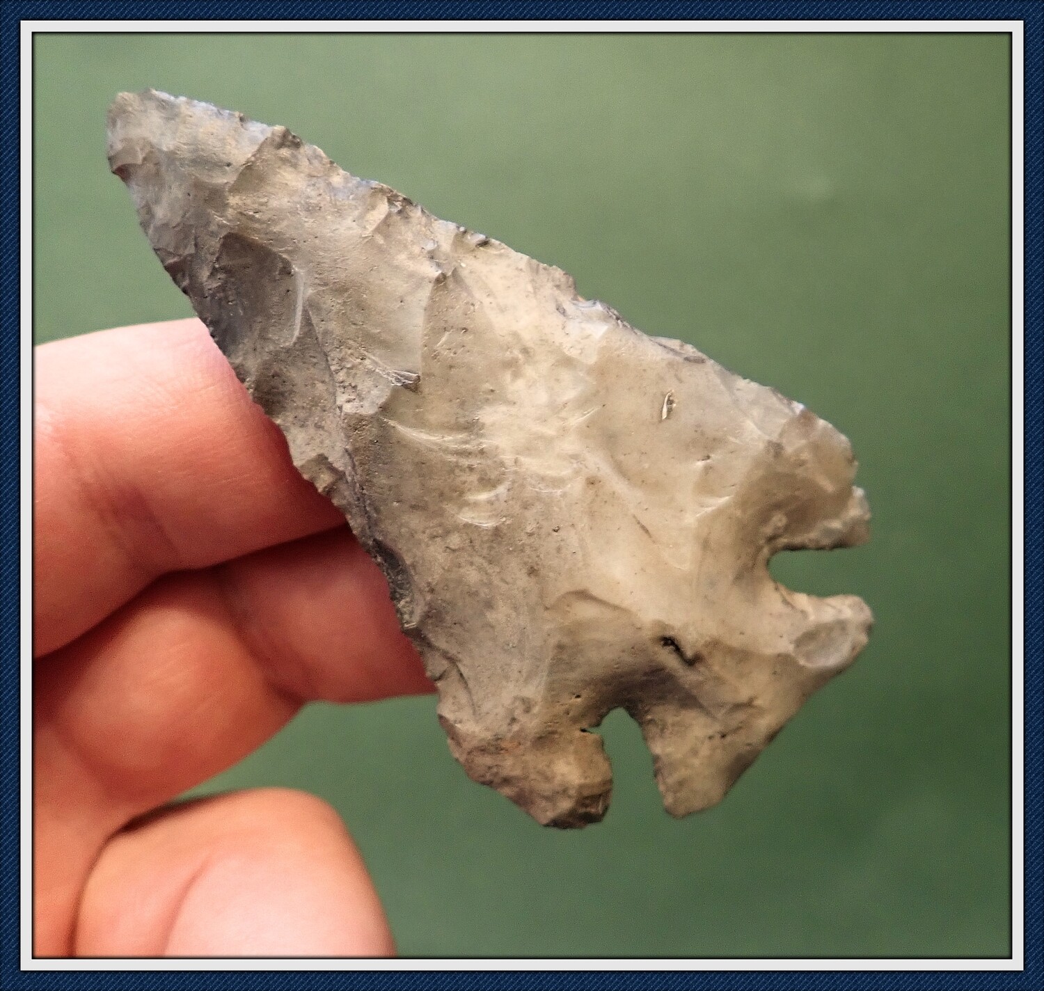 Smoky Grey and Black Mottled Clay / PRICE REDUCED