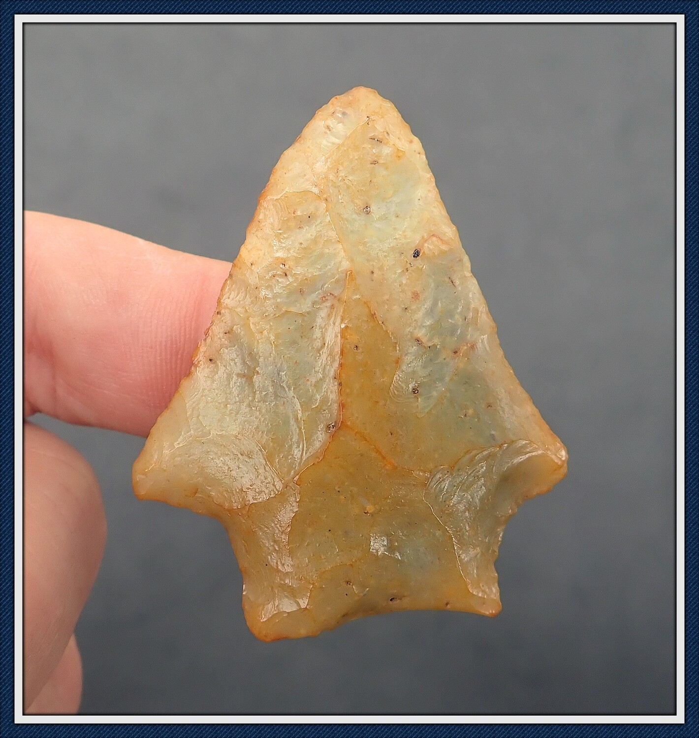 Translucent Orange and Green Chalcedony Wacissa