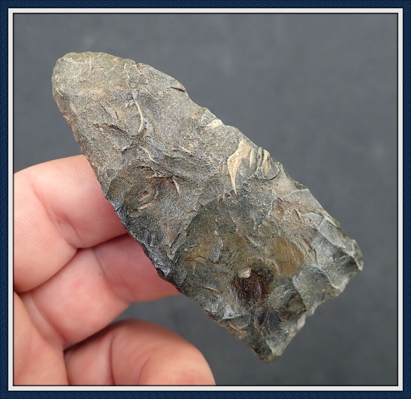 Steel Blue ~ Paleo Clovis Knife