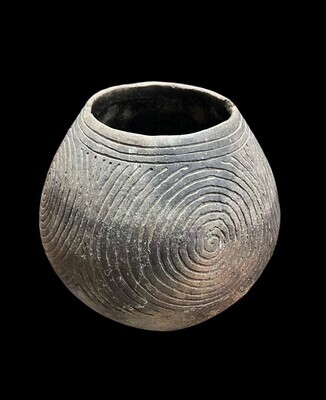 Spectacular ~ Very Rare ~ Fort Walton Culture ~ Incised Pottery Vessel -Call