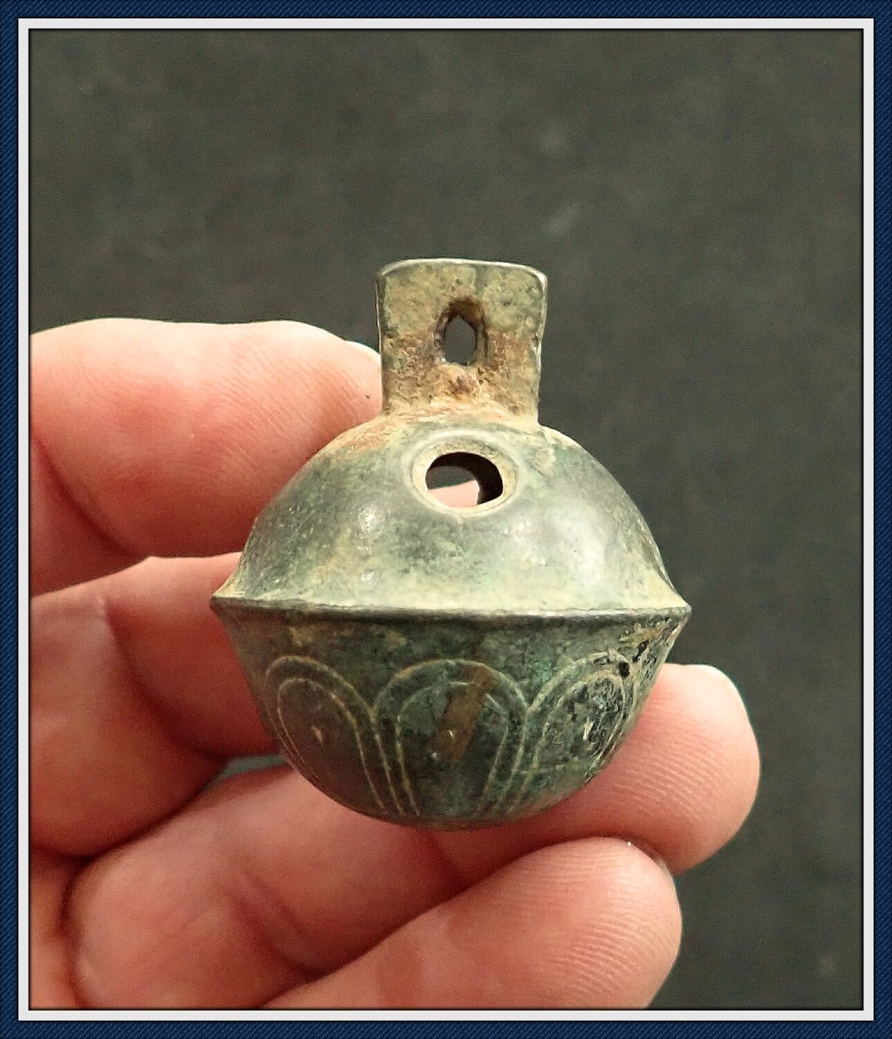 ~Historic Indian Trade Item ~ Brass Sleigh Bell ~Mid 1700's