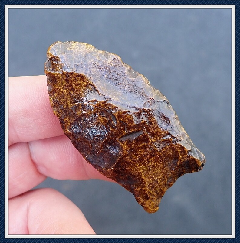 ~ Mahogany Brown ~ Highly Polished ~ South Georgia Fluted Clovis