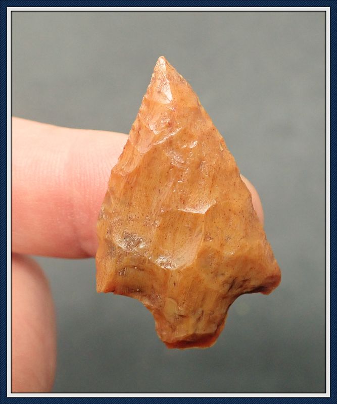 ~ Orange Translucent Coral ~ Cypress Creek Atlatl Dart ~