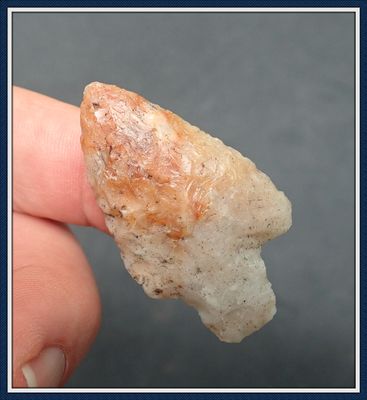 ~ Pink and Cream Translucent Coral  ~ Newnan Atlatl Dart ~