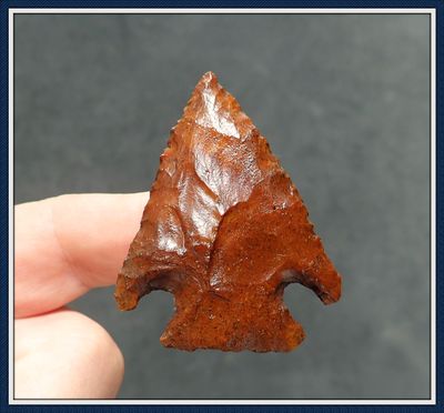 ~ Gorgeous Blood Red ~ Kirk Corner Notch ~