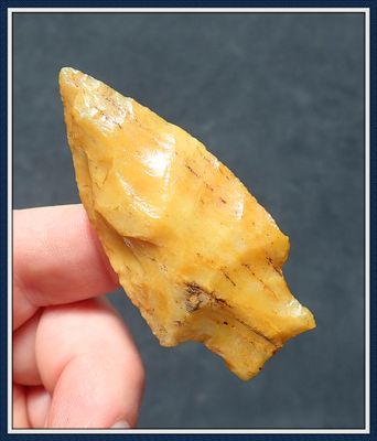 ~ Gold Translucent Coral ~ Savannah River Point ~