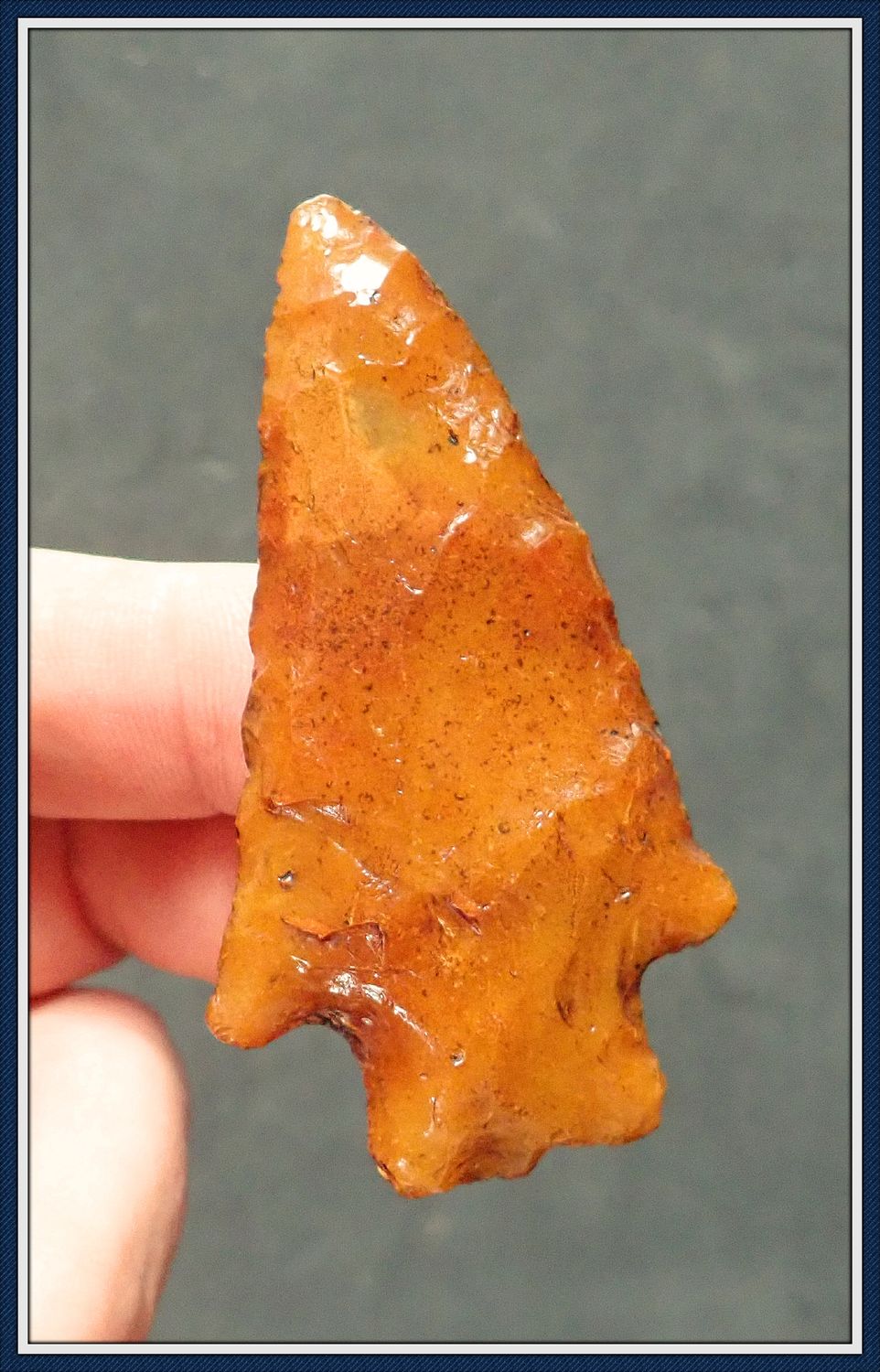 ~ Orange Translucent Chalcedony ~ Kirk Point ~